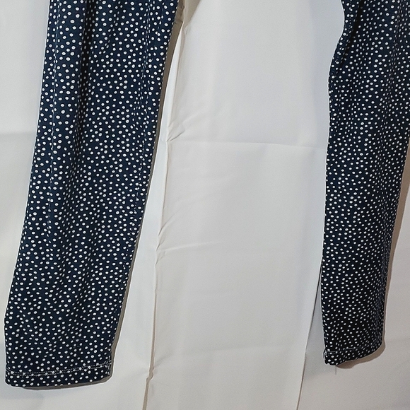 High Waisted Sleep/Loungewear Leggings, Blue and White - Size XLarge - Picture 4 of 13